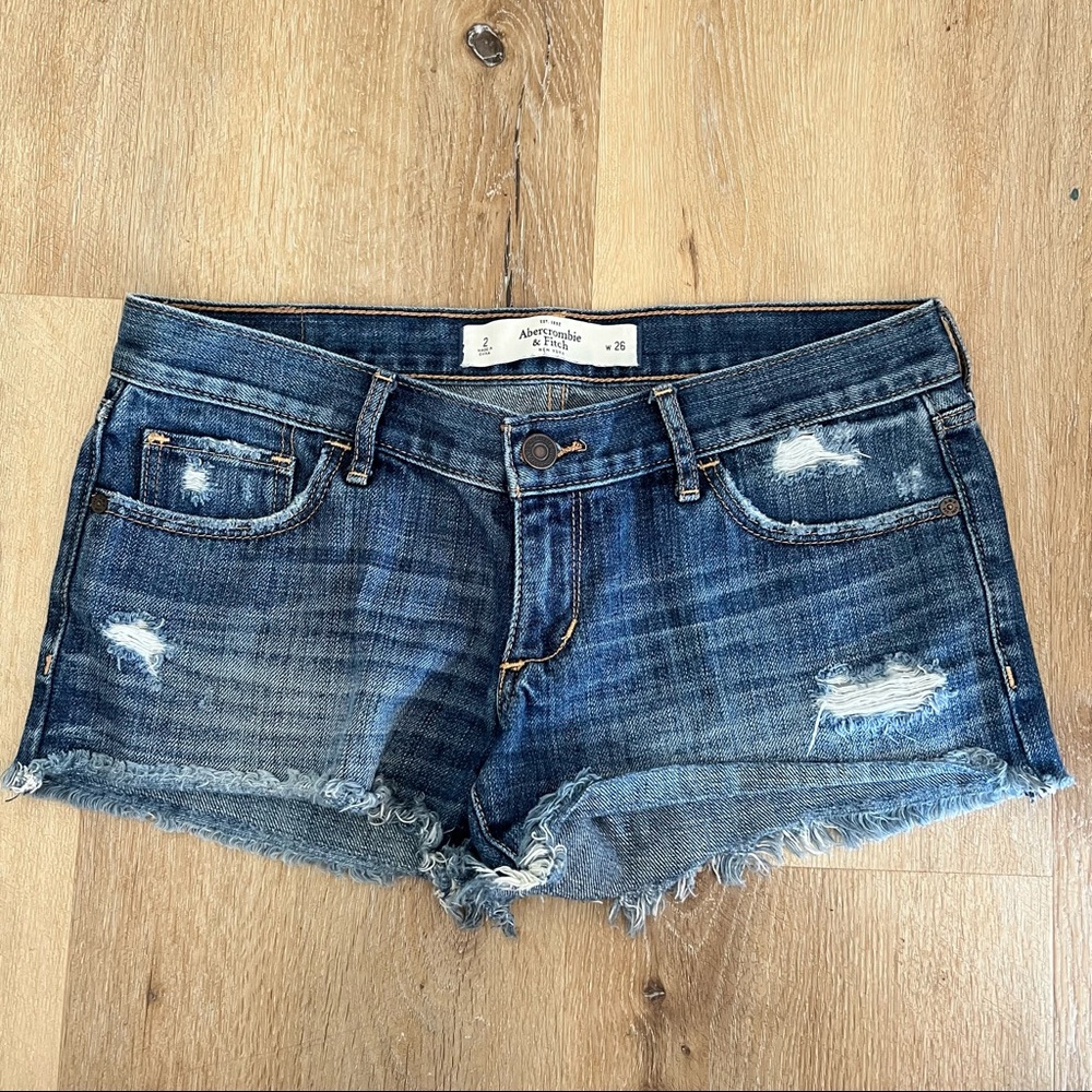 Abercrombie & Fitch denim cutoff shorts